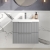 Hudson Reed Fluted 600mm 2-Drawer Wall Hung Vanity Unit | Thumbnail Image