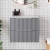 Hudson Reed Fluted Wall Hung 2-Drawer Vanity Unit with Sparkling White Worktop 600mm Wide - Satin Grey