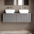 Hudson Reed Fluted Twin 1200mm 2-Drawer Wall Hung Vanity Unit with Countertop | Thumbnail Image