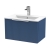 Hudson Reed Fluted Wall Hung 1-Drawer Vanity Unit with Basin 2 600mm Wide - Satin Blue
