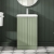 Hudson Reed Fluted 500mm 2-Door Floor Standing Vanity Unit | Thumbnail Image