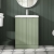 Hudson Reed Fluted 600mm 2-Door Floor Standing Vanity Unit | Thumbnail Image