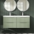 Hudson Reed Fluted Twin 1200mm 4-Drawer Wall Hung Vanity Unit | Thumbnail Image