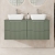 Hudson Reed Fluted Twin 1200mm 4-Drawer Wall Hung Vanity Unit with Countertop | Thumbnail Image