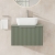 Hudson Reed Fluted 600mm 1-Drawer Wall Hung Vanity Unit with Countertop | Thumbnail Image
