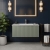 Hudson Reed Fluted Wall Hung 1-Drawer Vanity Unit with Basin 2 800mm Wide - Satin Green