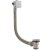 Hudson Reed Freeflow Bath Filler Waste and Overflow, Square, Chrome