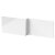 Hudson Reed MDF L-Shaped Front Bath Panel 540mm H x 1700mm W - Gloss White