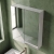 Hudson Reed Fusion Mirrored Bathroom Cabinet (50/50) 600mm Wide - Gloss White | Thumbnail Image