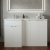 Hudson Reed Fusion L-Shaped 1500mm 5-Door Floor Standing Vanity Unit