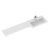 Hudson Reed Fusion RH Combination Unit with 300mm Base Unit x 3 - 1500mm Wide - Gloss White