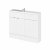 Hudson Reed Fusion Compact Combination Unit with Slimline Basin - 1000mm Wide - Gloss White