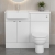 Hudson Reed Fusion 1100mm Combination Semi-Recessed Vanity and WC Unit