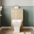 Hudson Reed Fusion WC Unit with Coloured Worktop 500mm Wide - Bleached Oak | Thumbnail Image