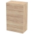 Hudson Reed Fusion WC Unit with Coloured Worktop 600mm Wide - Bleached Oak | Thumbnail Image
