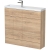 Hudson Reed Fusion Slimline 1000mm Combination Vanity and WC Unit