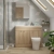 Hudson Reed Fusion Slimline 1000mm Combination Vanity and WC Unit
