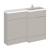 Hudson Reed Fusion RH Combination Unit with 600mm WC Unit - 1200mm Wide - Pebble Grey | Thumbnail Image
