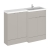 Hudson Reed Fusion RH Combination Unit with 300mm Base Unit - 1200mm Wide - Pebble Grey | Thumbnail Image