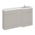 Hudson Reed Fusion RH Combination Unit with 600mm WC Unit - 1500mm Wide - Pebble Grey | Thumbnail Image