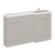 Hudson Reed Fusion RH Combination Unit with 500mm WC Unit - 1500mm Wide - Pebble Grey | Thumbnail Image