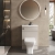 Hudson Reed Fusion Compact WC Unit with Polymarble Worktop 600mm Wide - Pebble Grey | Thumbnail Image