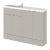 Hudson Reed Fusion Compact Combination Unit with 300mm Base Unit x 2 - 1200mm Wide - Pebble Grey | Thumbnail Image