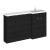 Hudson Reed Fusion RH Combination Unit with 300mm Base Unit x 3 - 1500mm Wide - Charcoal Black Woodgrain