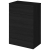 Hudson Reed Fusion WC Unit with Coloured Worktop 600mm Wide - Charcoal Black Woodgrain
