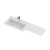 Hudson Reed Fusion LH Combination Unit with 300mm Base Unit - 1200mm Wide - Gloss White