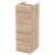 Hudson Reed Fusion Base Unit with 1 Drawer 300mm Wide - Bleached Oak