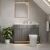 Hudson Reed Fusion Slimline 1000mm Combination Vanity and WC Unit