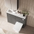 Hudson Reed Fusion Compact Combination Unit with Slimline Basin - 1100mm Wide - Anthracite Woodgrain | Thumbnail Image
