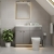 Hudson Reed Fusion Slimline 1000mm Combination Vanity and WC Unit