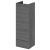Hudson Reed Fusion Compact Base Unit 300mm Wide - Anthracite Woodgrain