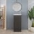 Hudson Reed Fusion Compact Vanity Unit with Basin 400mm Wide - Gloss Grey