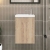 Hudson Reed Fusion Slimline 400mm 1-Door Wall Hung Vanity Unit