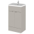 Hudson Reed Fusion Floor Standing Vanity Unit with Ceramic Basin 500mm Wide - Pebble Grey | Thumbnail Image