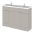 Hudson Reed Fusion Twin 1200mm 4-Door Floor Standing Vanity Unit