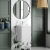 Hudson Reed Fusion Wall Hung 1-Door Vanity Unit with Basin 400mm Wide - Gloss Grey Mist