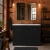 Hudson Reed Fusion Floor Standing 4-Door Vanity Unit with Double Basin 1200mm Wide - Charcoal Black Woodgrain | Thumbnail Image