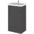 Hudson Reed Fusion Floor Standing Vanity Unit with Ceramic Basin 500mm Wide - Gloss Grey