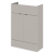Hudson Reed Fusion Compact Combination Unit with Slimline Basin - 1100mm Wide - Pebble Grey