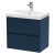 Havana Wall Hung 2-Drawer Vanity Unit with Basin 3 600mm Wide - Midnight Blue | Thumbnail Image