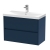 Havana Wall Hung 2-Drawer Vanity Unit with Basin 3 800mm Wide - Midnight Blue | Thumbnail Image