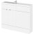 Hudson Reed Fusion Compact Combination Unit with Slimline Basin - 1100mm Wide - Gloss White