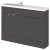 Hudson Reed Fusion Compact Combination Unit with 600mm WC Unit - 1200mm Wide - Gloss Grey