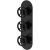 Nuie Revolution Concealed Shower Valve with Diverter Triple Handle - Matt Black | Thumbnail Image