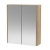 Hudson Reed Juno 600mm 2-Door Mirrored Bathroom Cabinet