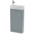 Hudson Reed Juno Compact RH Floor Standing Vanity Unit and Basin 440mm Wide - Coastal Grey